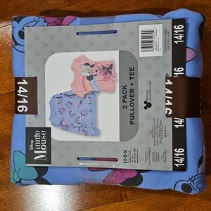 NWT 2pk  Minnie Mouse  Pullover & Tee Set